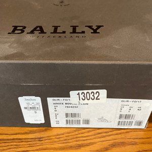 Bally White Bovine Plain Men's Shoes